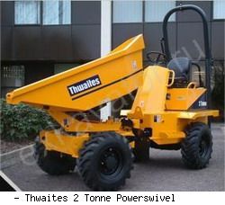 Думперы, мини-самосвалы Thwaites 2 Tonne Powerswivel