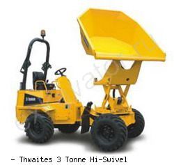Думперы, мини-самосвалы Thwaites 3 Tonne Hi-Swivel