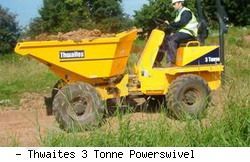 Думперы, мини-самосвалы Thwaites 3 Tonne Powerswivel