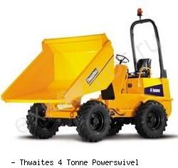 Думперы, мини-самосвалы Thwaites 4 Tonne Powerswivel