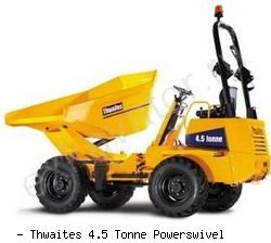 Думперы, мини-самосвалы Thwaites 4.5 Tonne Powerswivel