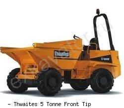 Думперы, мини-самосвалы Thwaites 5 Tonne Front Tip