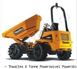 Думперы, мини-самосвалы Thwaites 6 Tonne Powerswivel Powershift