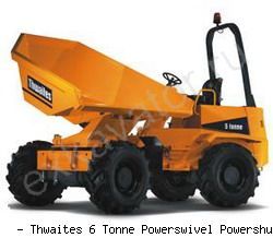 Думперы, мини-самосвалы Thwaites 6 Tonne Powerswivel Powershuttle