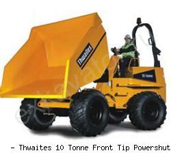 Думперы, мини-самосвалы Thwaites 10 Tonne Front Tip Powershuttle