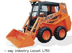 Мини-погрузчики с бортовым поворотом Locust L753