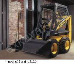 Мини-погрузчики с бортовым поворотом New Holland LS120