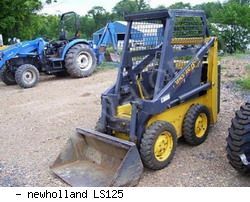 Мини-погрузчики с бортовым поворотом New Holland LS125