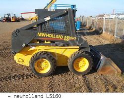 Мини-погрузчики с бортовым поворотом New Holland LS160