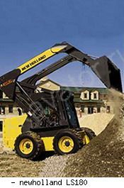 Мини-погрузчики с бортовым поворотом New Holland LS180
