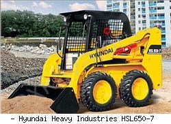 Мини-погрузчики с бортовым поворотом Hyundai HSL 650-7