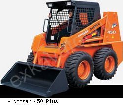 Мини-погрузчики с бортовым поворотом Doosan 450 Plus