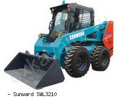 Мини-погрузчики с бортовым поворотом Sunward SWL3210