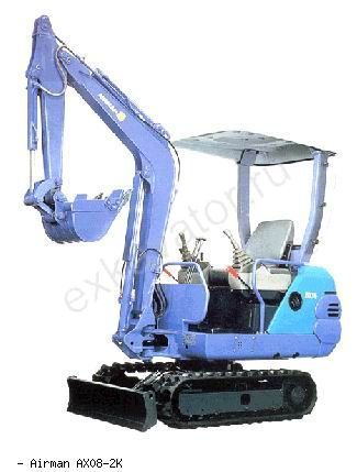 Мини-экскаваторы гусеничные Airman AX08-2K