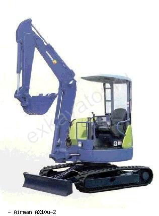 Мини-экскаваторы гусеничные Airman AX10u-2
