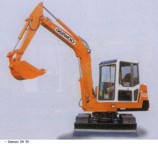 Мини-экскаваторы гусеничные Daewoo DH 50