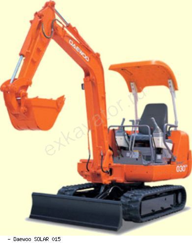 Мини-экскаваторы гусеничные Daewoo SOLAR 015
