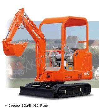 Мини-экскаваторы гусеничные Daewoo SOLAR 015 Plus