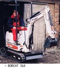 Мини-экскаваторы гусеничные Bobcat 316
