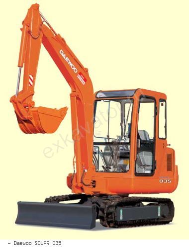 Мини-экскаваторы гусеничные Daewoo SOLAR 035