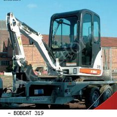 Мини-экскаваторы гусеничные Bobcat 319