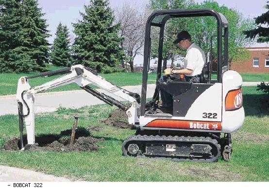 Мини-экскаваторы гусеничные Bobcat 322