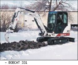 Мини-экскаваторы гусеничные Bobcat 331