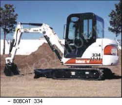 Мини-экскаваторы гусеничные Bobcat 334