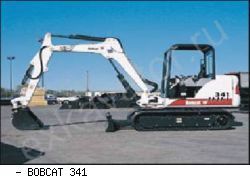 Мини-экскаваторы гусеничные Bobcat 341