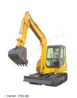 Мини-экскаваторы гусеничные Carter CT60-6A