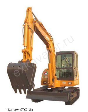 Мини-экскаваторы гусеничные Carter CT60-8A