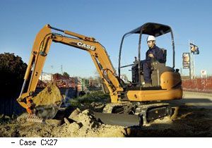 Мини-экскаваторы гусеничные Case CX27