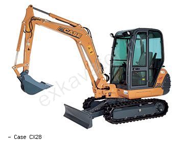 Мини-экскаваторы гусеничные Case CX28