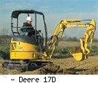 Мини-экскаваторы гусеничные John Deere 17D