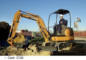 Мини-экскаваторы гусеничные Case CX36