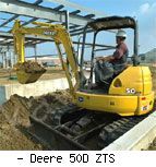 Мини-экскаваторы гусеничные John Deere 50D ZTS