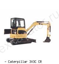 Мини-экскаваторы гусеничные Caterpillar 303C CR