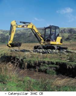 Мини-экскаваторы гусеничные Caterpillar 304C CR