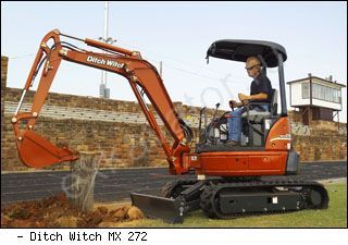 Мини-экскаваторы гусеничные Ditch Witch MX272