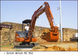 Мини-экскаваторы гусеничные Ditch Witch MX502