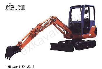 Мини-экскаваторы гусеничные Hitachi EX22-2