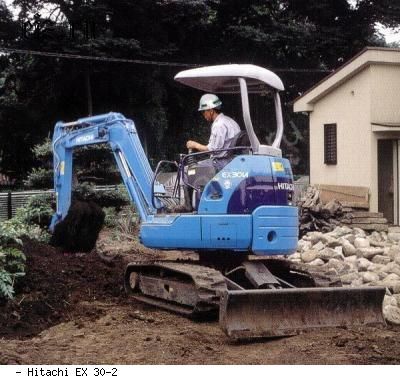 Мини-экскаваторы гусеничные Hitachi EX30-2