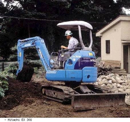 Мини-экскаваторы гусеничные Hitachi EX30U