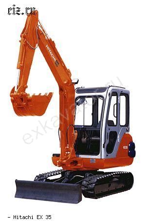 Мини-экскаваторы гусеничные Hitachi EX35