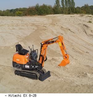 Мини-экскаваторы гусеничные Hitachi EX8-2B