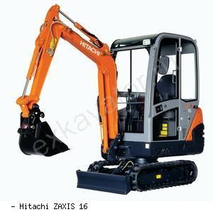 Мини-экскаваторы гусеничные Hitachi ZAXIS 16