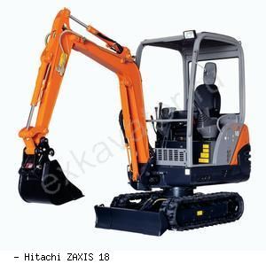 Мини-экскаваторы гусеничные Hitachi ZAXIS 18