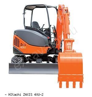 Мини-экскаваторы гусеничные Hitachi ZAXIS 40U-2