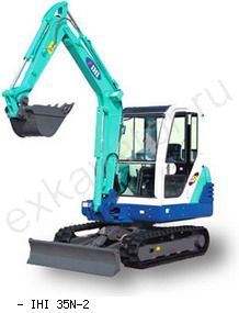 Мини-экскаваторы гусеничные IHI 35N-2