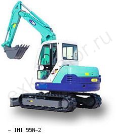 Мини-экскаваторы гусеничные IHI 55N-2